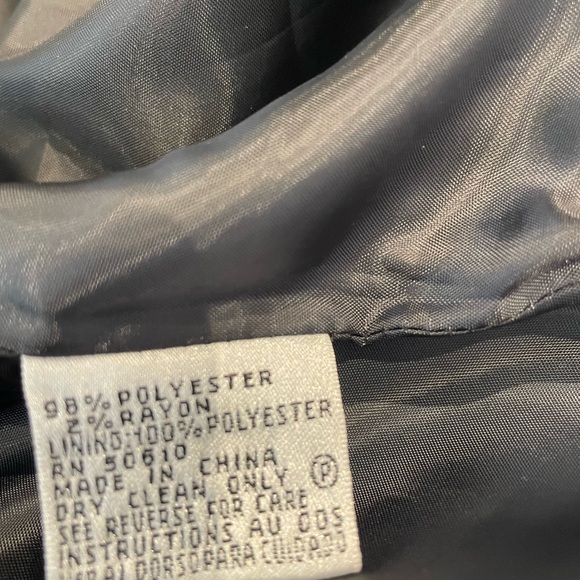 Kasper pin striped black jacket - Picture 4 of 5